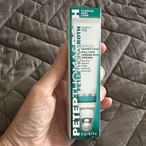 Peter Thomas Roth Peptide Under-Eye Cream - Teal and White